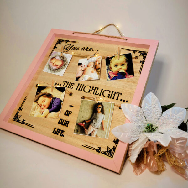 Picture Frame | LED Lights | Keepsake | Memories | Personalized Photo